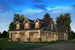 Traditional House Plan Front of House 121D-0050