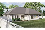 Traditional House Plan Rear Photo 01 - 123D-0015 - Shop House Plans and More