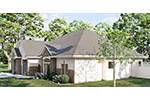 Traditional House Plan Side View Photo 01 - 123D-0015 - Shop House Plans and More