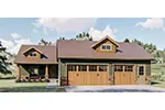 Craftsman House Plan Front of Home - 123D-0124 - Shop House Plans and More