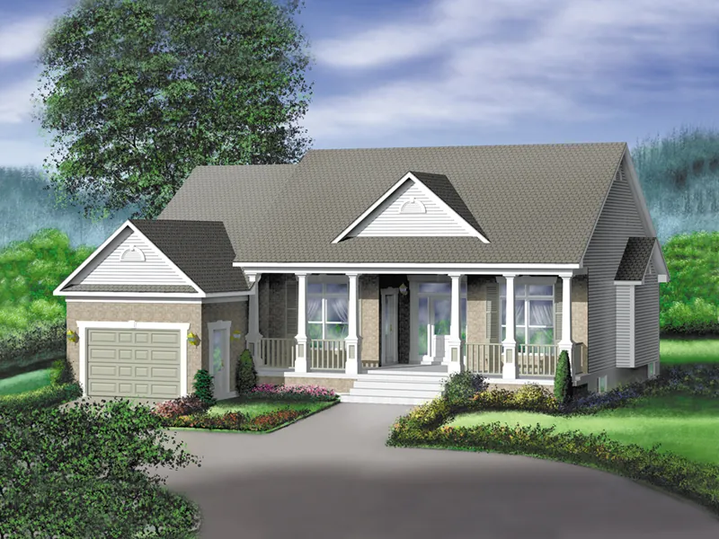 Country House Plan Front of Home - Anibel Country Ranch Home 126D-0307 - Search House Plans and More