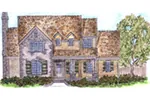 Ranch House Plan Front of Home - Parsons Cove Traditional Home 137D-0004 - Shop House Plans and More