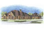 Ranch House Plan Front of House 137D-0015