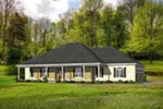 Farmhouse Plan Front Photo 01 - Thistle Mill Southern Home 141D-0040 - Shop House Plans and More