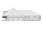 Farmhouse Plan Right Elevation - Thistle Mill Southern Home 141D-0040 - Shop House Plans and More