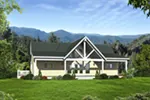 Mediterranean House Plan Front of Home - 141D-0099 - Shop House Plans and More