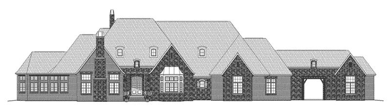 Traditional House Plan Front Elevation - 141D-0206 - Shop House Plans and More