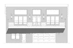 Lake House Plan Front Elevation - Hilltop Ridge Modern Home 141D-0339 / House Plans and More