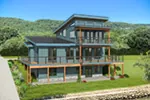 Lake House Plan Rear Photo 01 - 141D-0348 - Shop House Plans and More
