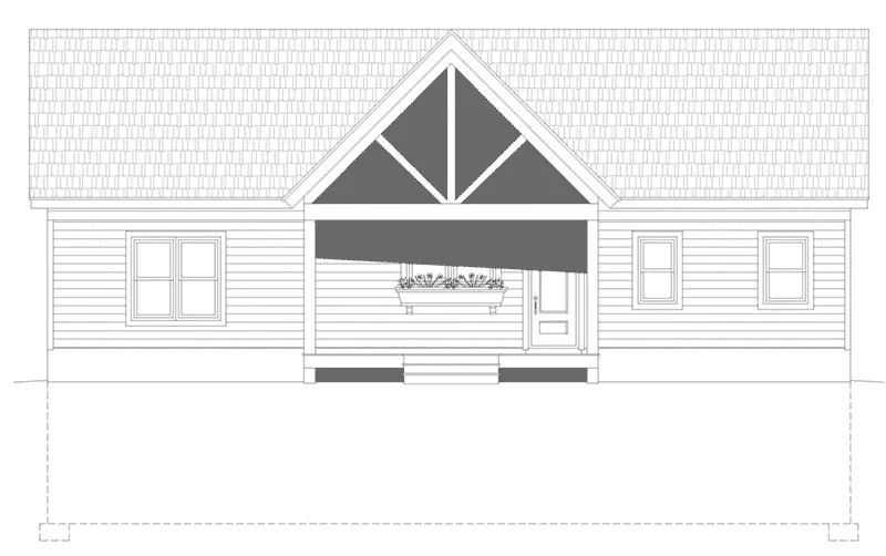 Waterfront House Plan Front Elevation - 141D-0392 - Shop House Plans and More