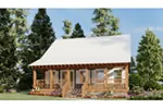 Cabin & Cottage House Plan Front of House 155D-0005