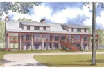 Rustic House Plan Front of Home - Cumberland Bay Rustic Home 155D-0006 - Search House Plans and More