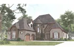 Traditional House Plan Front Image - Ivy Cottage European Home 155D-0007 - Search House Plans and More
