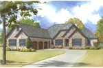 Traditional House Plan Front of House 155D-0014