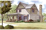 Craftsman House Plan Front Image - Appalachian Trail Rustic Home 155D-0016 - Search House Plans and More