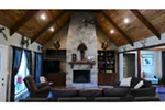 Rustic House Plan Great Room Photo 03 - Saddler Manor European Home 155D-0017 - Shop House Plans and More