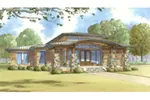 Rustic House Plan Front of House 155D-0021