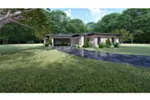Contemporary House Plan Front Photo 02 - Preston Drive Modern Home 155D-0022 - Shop House Plans and More
