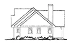 Rustic House Plan Left Elevation - Cherokee Point Craftsman Home 163D-0003 - Search House Plans and More