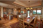 Log Cabin House Plan Kitchen Photo 01 - Deer Park Lane Rustic Home 163D-0005 - Search House Plans and More