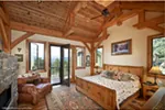 Log Cabin House Plan Master Bedroom Photo 01 - Deer Park Lane Rustic Home 163D-0005 - Search House Plans and More