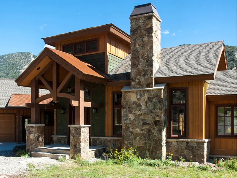 Country House Plan Front Photo 02 - Pinehurst Lane Rustic Home 163D-0008 - Shop House Plans and More