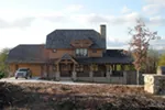 Log House Plan Front of Home - Rock Creek Rustic Home 163D-0010 - Shop House Plans and More