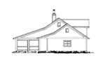 Rustic House Plan Right Elevation - Summer Retreat Lowcountry Home 163D-0013 - Shop House Plans and More