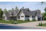 Rustic House Plan Front of House 163D-0018