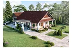 Country House Plan Front of House 163D-0021